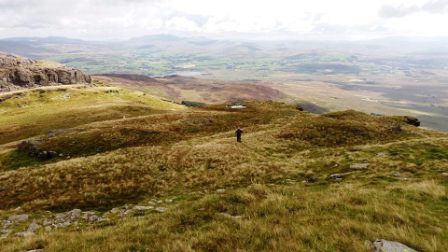 Tom on the final ascent