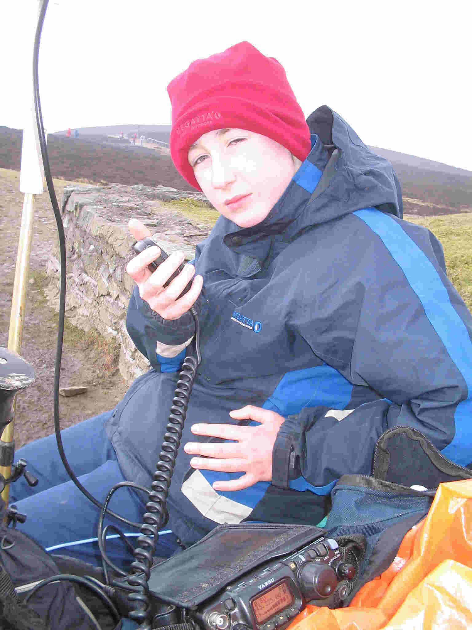 Jimmy on Moel Famau