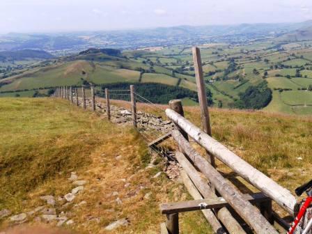 View from the summit of Gyrn Moelfre