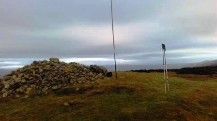Summit of Foel Fenlli