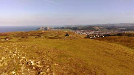 Looking back down towards Llandudno