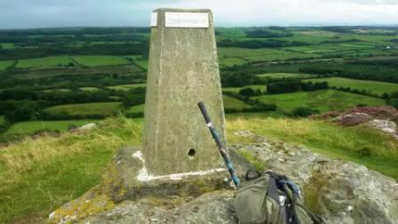 Summit trig point