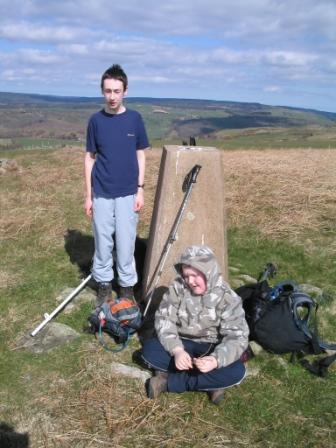 Jimmy & Liam at the summit