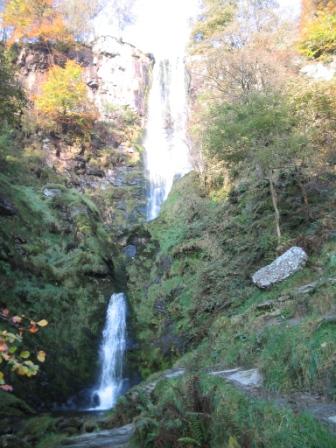 Pistyll Rhaeadr waterfall