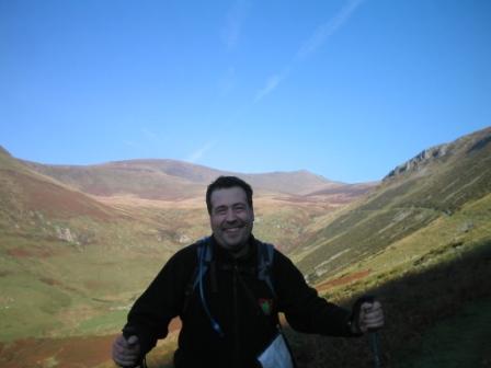 Tom M1EYP with Cadair Berwyn behind