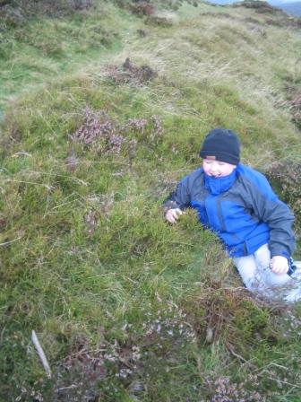 Liam on Moel Famau