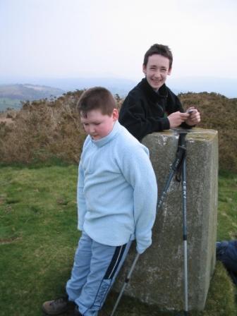 Jimmy & Liam in good spirits at the summit