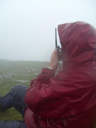 Tom MW1EYP/P activating on Yr Aran GW/NW-019