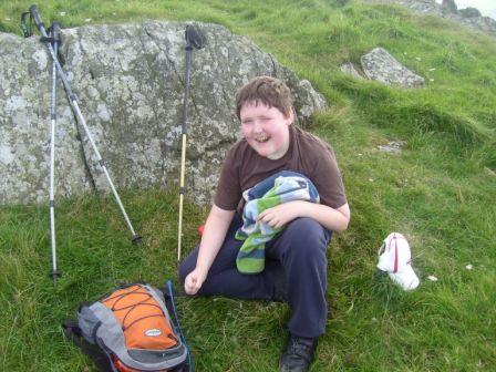 Liam on the summit