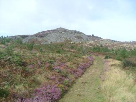 Approaching the summit