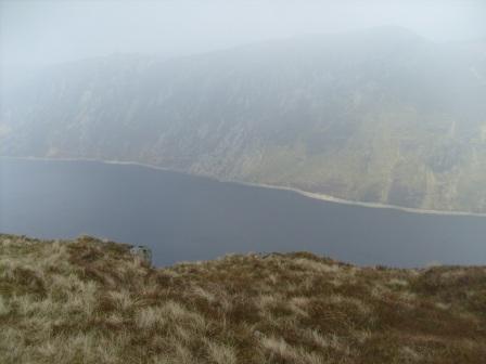 Looking over the lake to Creigiau Gleision GW/NW-028