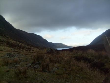 Final glance back towards the lake