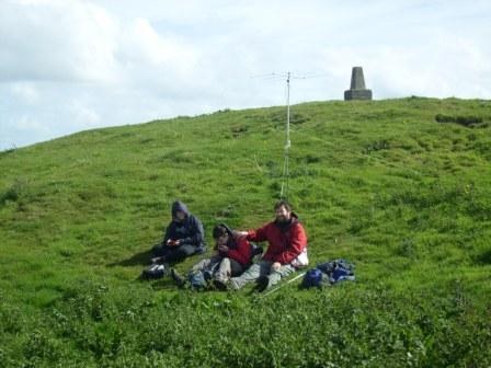 Liam, Jimmy & Tom by the summit of Hope Mountain NW-062