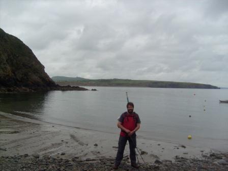 Tom at Porth Meudwy