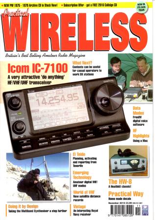 Tenerife SOTA DXpedition article, PW November 2015