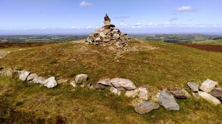 Summit cairn