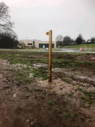 PROW through new Kings School campus