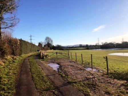 Between Whirley and Andertons Lane