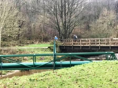 Footbridge over the River Bollin