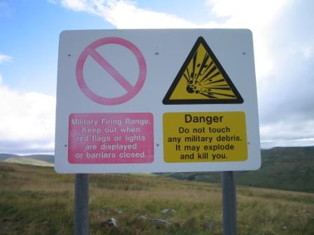 Charming sign on Ravens Knowe