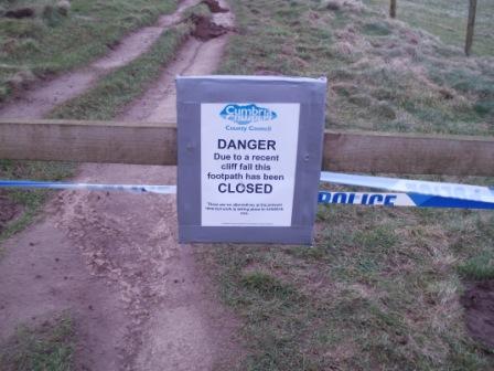 Oh dear!  Good job we weren't walking it!