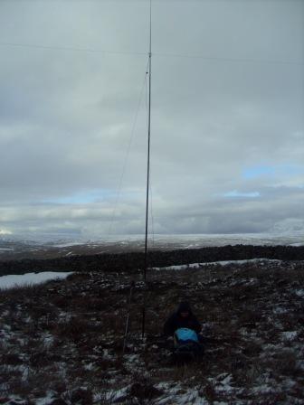 80m dipole on Kisdon