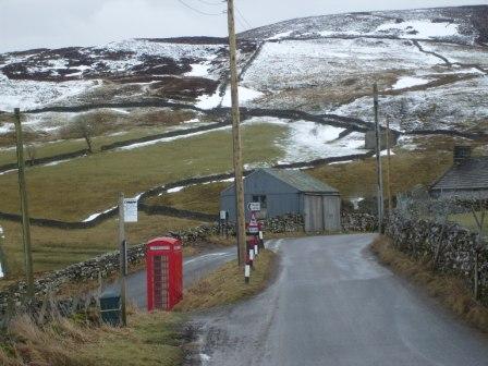 Keld village with Kisdon behind