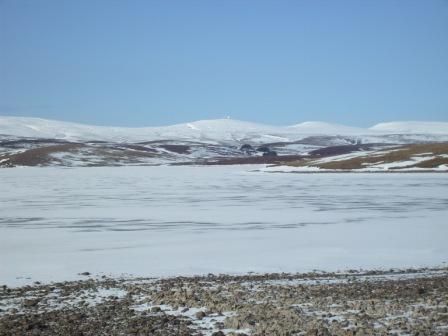 Cow Green Reservoir - frozen!