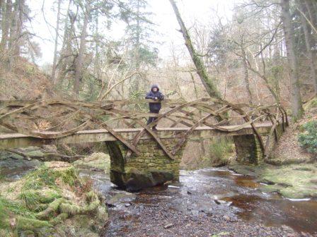 Liam in Hareshaw Linn