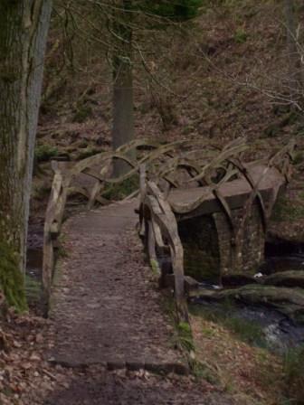 Bridge in Hareshaw Linn