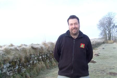 Tom on Hadrian's Wall