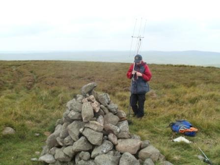 Jimmy setting up the SOTA Beam