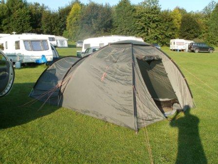 The campsite in Wooler