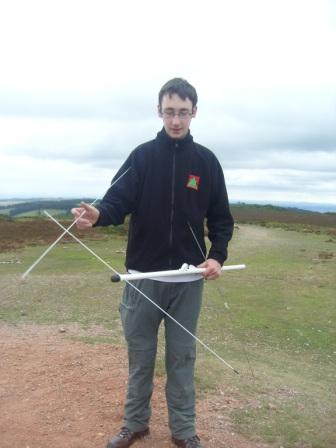 Jimmy setting up the SOTA Beam