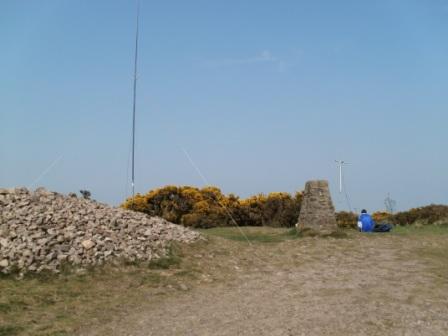 Aerials on the summit