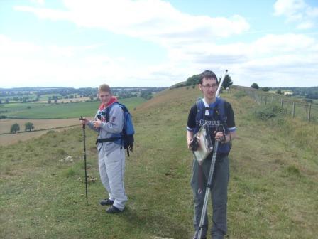 Craig & Jimmy ahead of the final ridge walk up to the summit