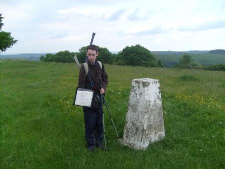 Jimmy M3EYP at the summit trig