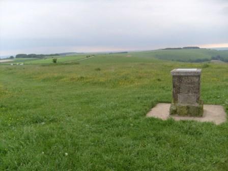 Looking back the short distance to the car park from Win Green summit