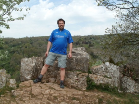 Tom on the gorge top walk