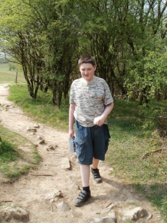 Liam on the gorge top walk