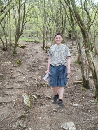 Liam on the gorge top walk