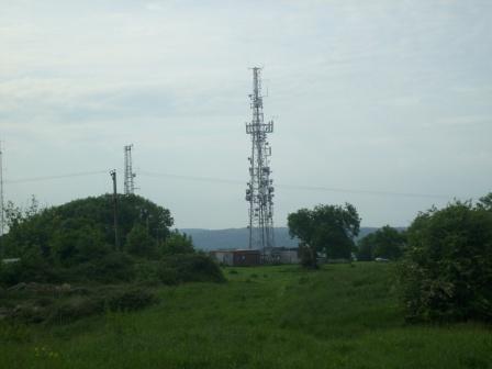 Looking back towards the tower on our approach - and indeed where we returned to set up 80m