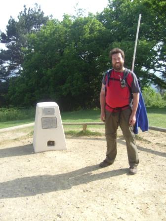 Tom at the summit of Leith Hill G/SE-002