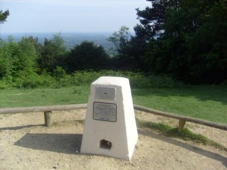 Far reaching views out from the summit