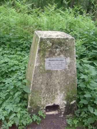 Donation box at NT car park, Black Down