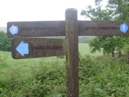 Path junction early in the ascent