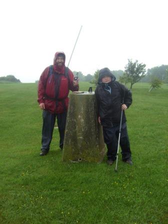 Tom and Liam at the summit