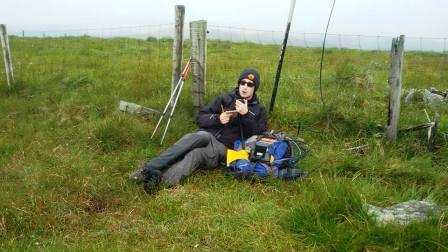 Jimmy underway on VHF