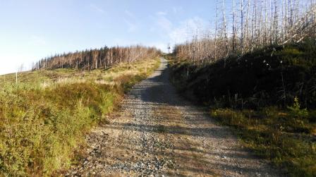 Final approach to the summit