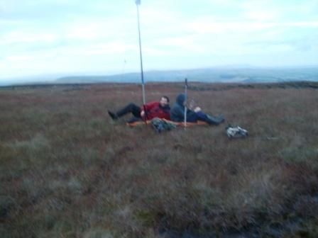 Tom & Liam on the summit